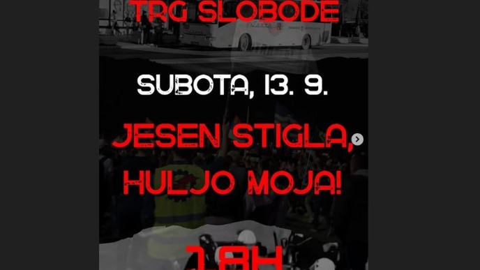 Protest u petak na Trgu